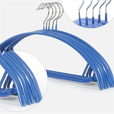 半圆浸塑衣架 彩色圆弧带裤杆防风勾设计 纳米防滑干湿两用 加厚