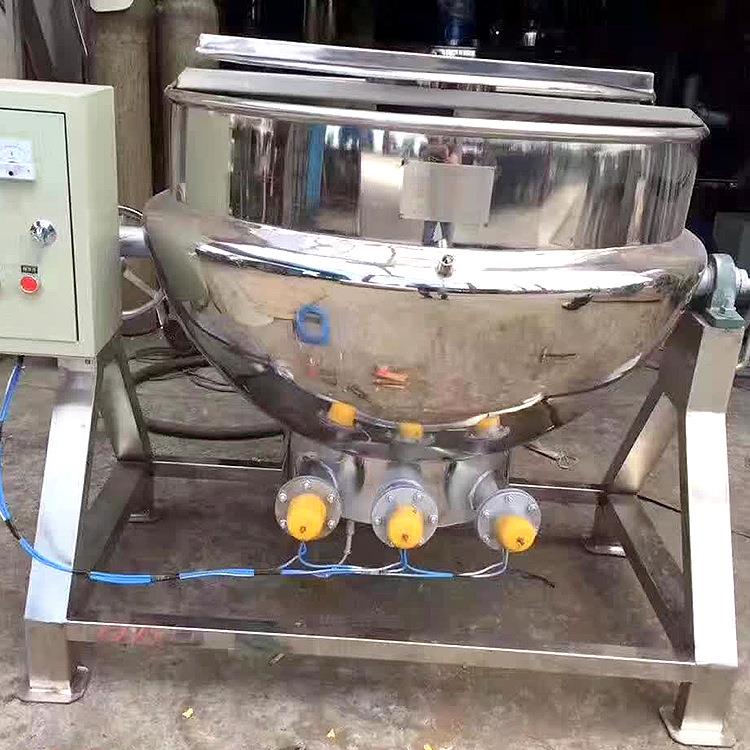厂家供应食品夹层锅蒸汽夹层锅不锈钢夹层锅可倾式夹层锅蒸煮锅