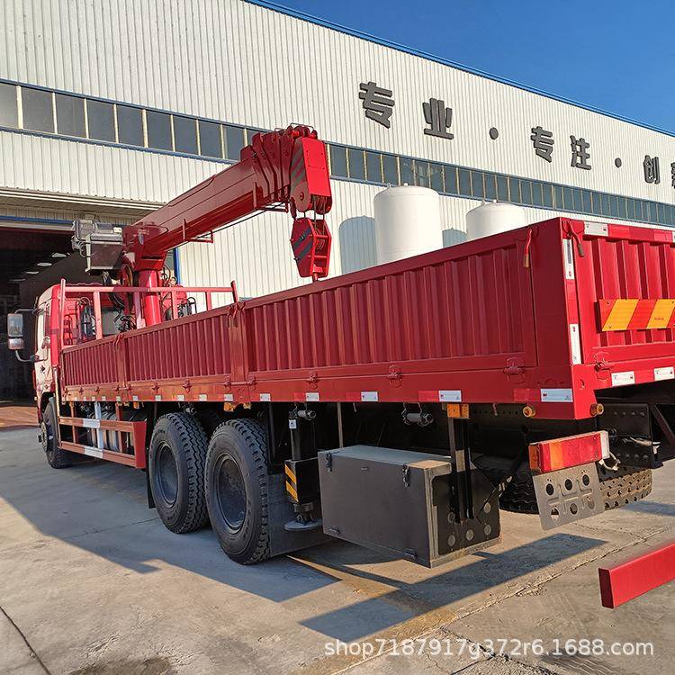 黄牌工程农用柴油随车起重机8吨12吨14吨16吨5节伸缩大臂随车吊