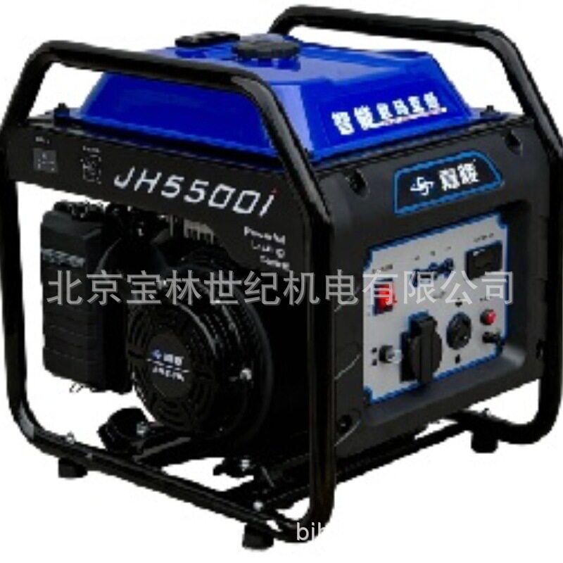 JH5500I嘉陵变频汽油发电机组单相开架式家用便携式