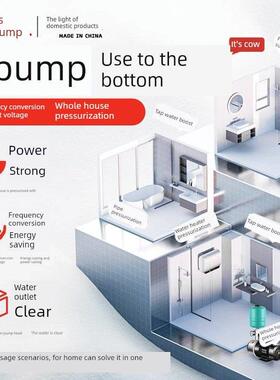 人民Chl不锈钢自吸变频恒压增压泵220V静音家用全自动商用380V