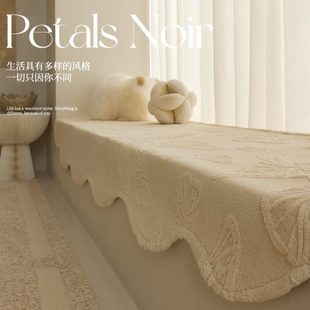 奶油色母婴A级飘窗垫卧室防滑窗台垫阳台榻榻米定制坐垫2025新款