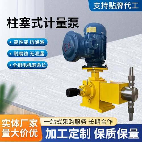 创导J-XS柱塞计量泵304316不锈钢高精度高压力加药泵速凝泵