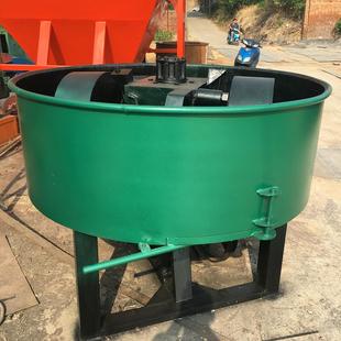 大型强制式轮碾搅拌机750型碳粉混凝土混合机立式平口轮碾机