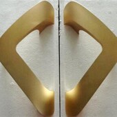 现代欧式 酒店T玻璃门把手 木门大门豪华别墅房间门拉手直销