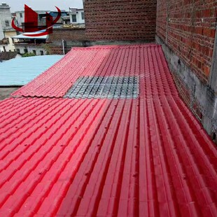 仿古屋檐装饰塑料瓦树脂瓦片仿琉璃瓦滴水檐屋顶瓦别墅瓦