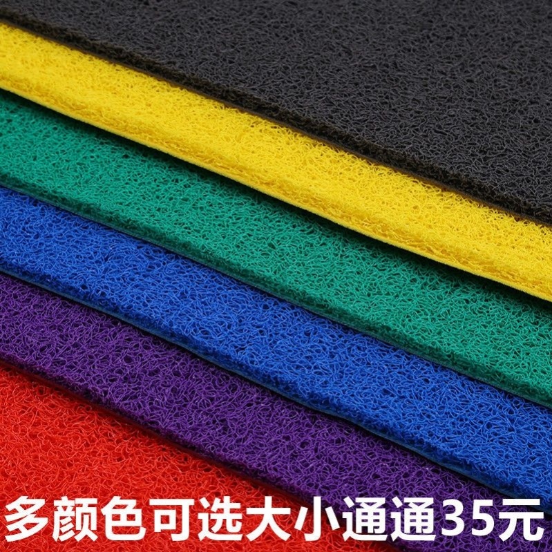 红地毯塑料丝圈地垫门垫迎宾垫防滑防水楼梯加厚剪裁室外