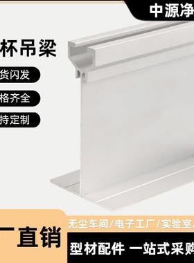 净化铝型材55100酒杯吊梁 50110重型吊梁净化房彩钢板活动房吊顶