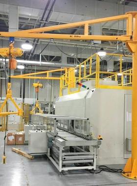 江苏厂家销售 电动轨道悬臂吊1T2T3T270°手动悬臂起重机