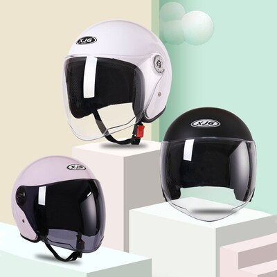 头盔电动车女士男款 冬季保暖防寒防雾 电瓶车四季通用安全帽