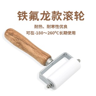 耐高温硅胶压轮80mm防水膜材塑料热风焊枪配件压辊滚轮带轴承30