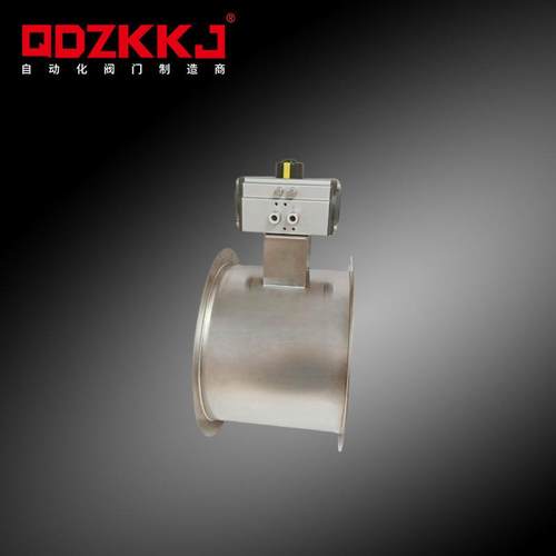 气动风阀304不锈钢气动风道蝶阀风门风管风量调节阀D671