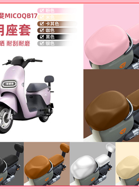适用爱玛引擎MAX拉菲拉斐Mico QB17电瓶电动车座套坐垫套坐套罩改