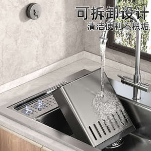 吉百居吸盘刀架置物架一体菜刀收纳架筷壁挂式架筒多功能厨房刀具