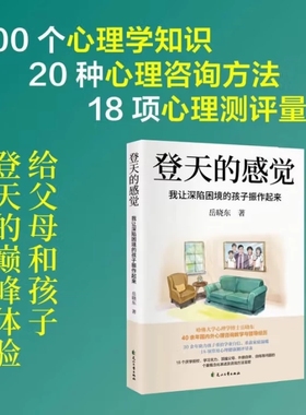 【正版现货速发】登天的感觉：我让深陷困境的孩子振作起来(我在哈佛大学做心理咨询)岳晓东中国心理学普及奠基之作