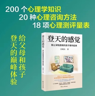 登天 现货速发 感觉：我让深陷困境 孩子振作起来 岳晓东中国心理学普及奠基之作 我在哈佛大学做心理咨询 正版