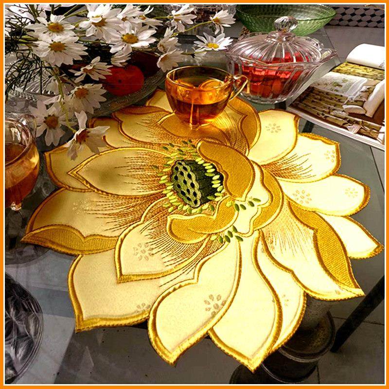加厚隔热餐桌茶台垫欧式布艺餐厅碗盘杯垫北欧简约家用非硅胶ins,居家布艺,餐垫,淘宝优惠券,粉丝福利购,淘宝优惠卷
