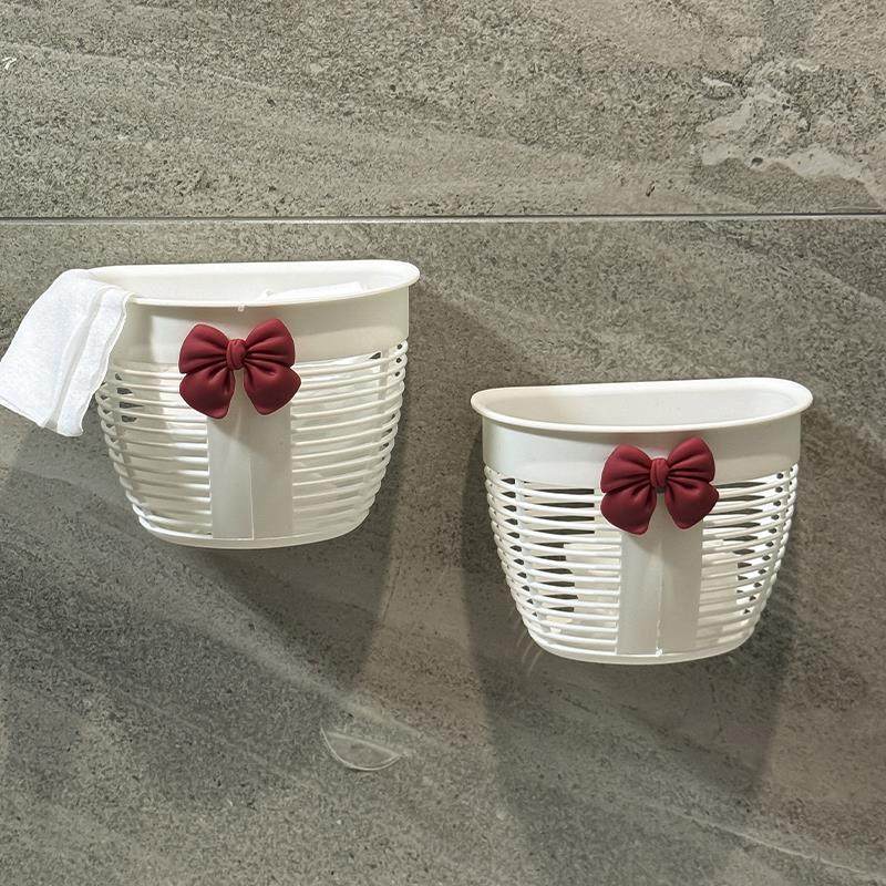 个性创意废弃回收洗脸巾收纳盒壁挂卫生间洗手台浴室擦脸巾置物架