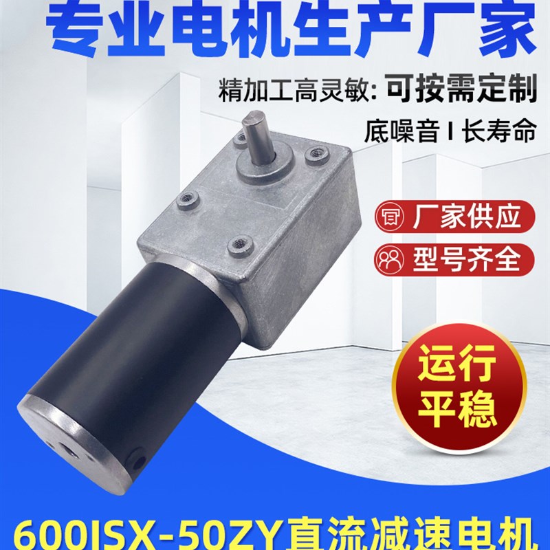 三兴达蜗轮蜗杆减速电机 高品质5882直流减速电机 600JSX50ZY