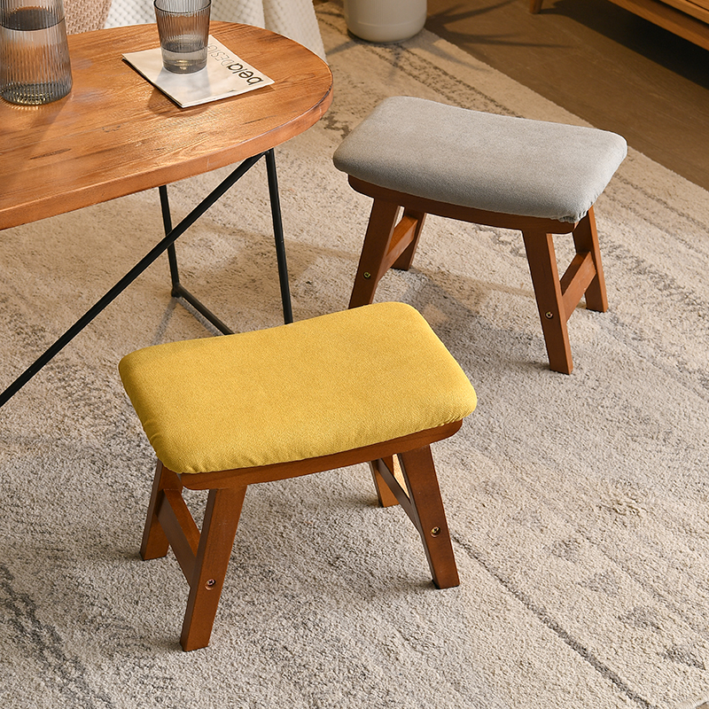 家用小凳子矮凳沙发凳现代简约网红实木儿童凳茶几凳客厅极简坐凳