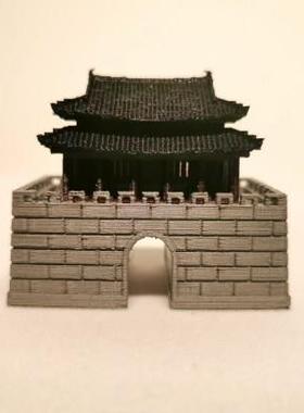 静观吾界 古代塔楼城楼古城门建筑装饰 中式盆景微景观 桌面摆件