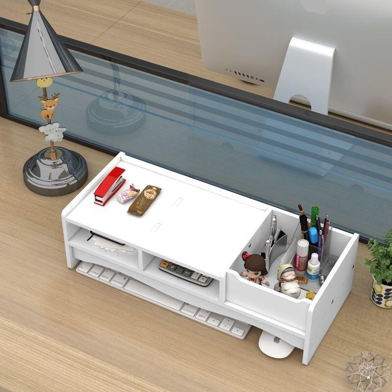 电脑显示器屏增高架底座桌面键盘整理收纳置物架托盘抬加高支架子