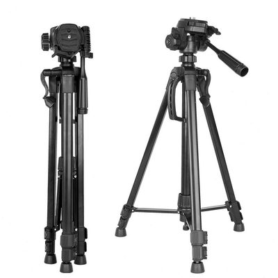 3520三脚架手机落地支架反相机铝管三脚架户外钓鱼灯望远镜支架