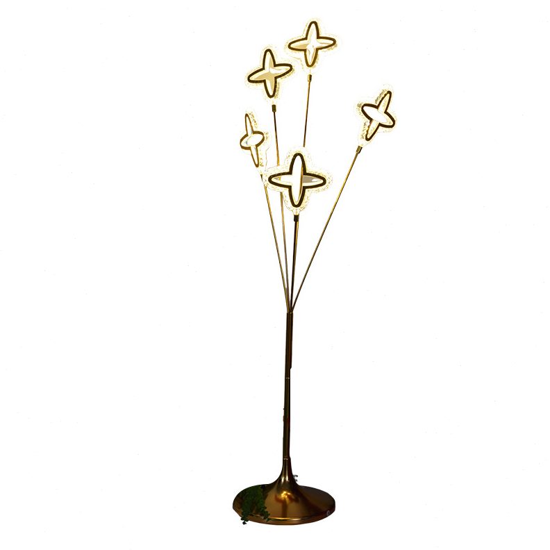 新款5头菱面路引灯场地节日氛围布置道具婚庆装饰路引灯铁艺摆件