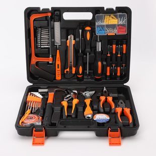 甄选小百样100件家用工具箱套装 100 碳钢车载便携五金工具套装 501