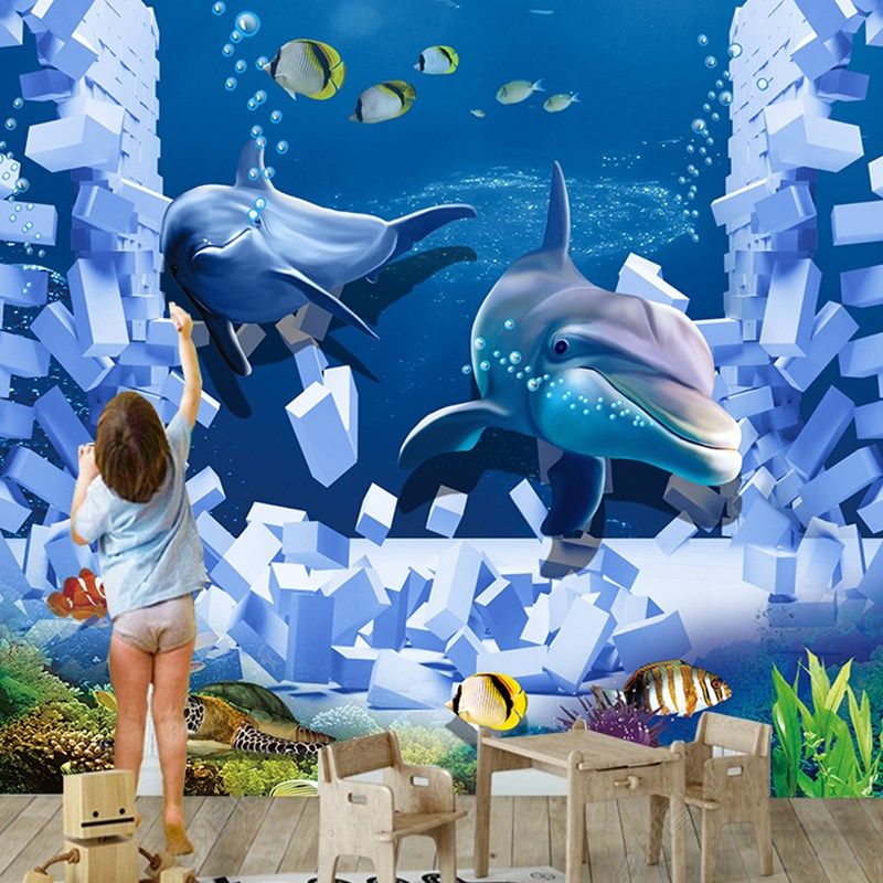 3D动物贴纸墙贴墙画卡通儿童墙面立体创意墙纸壁画装饰背景墙贴画,家居饰品,软装墙贴,淘宝优惠券,粉丝福利购,淘宝优惠卷