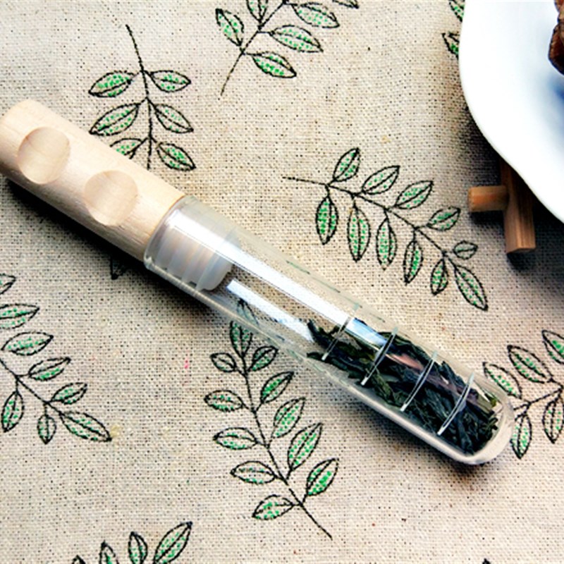 创意新款洁靓雅玻璃茶具泡茶器过滤器花茶茶滤茶海休闲茶漏试管