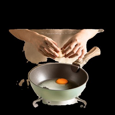 NORBERT.W可拆卸不沾锅套装平底锅奶锅汤锅煎锅炒锅锅具家用套装