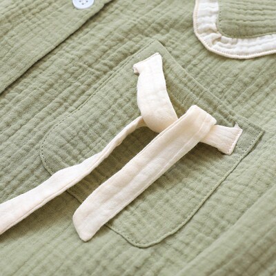 娃娃领睡衣女春季纯棉纱布夏学生居家服新款甜美可爱长袖两件套装