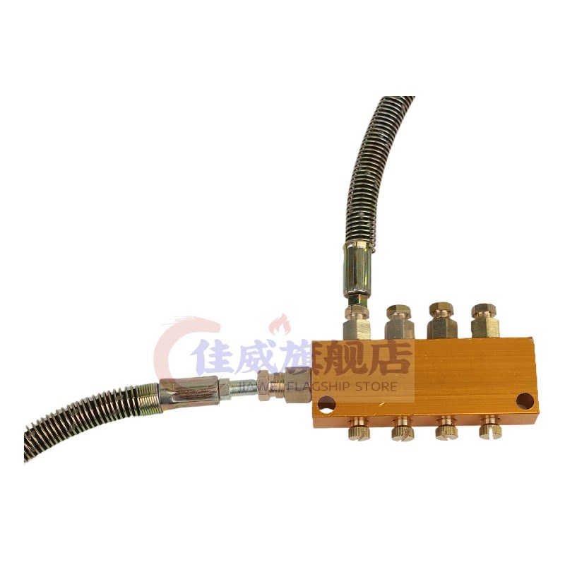 OST钢丝弹簧软管低压机床润滑油管6MM4MM注塑机编织布护套油管