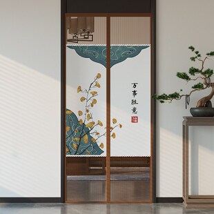 门帘隔断帘防蚊夏季门帘磁吸条强力透风不透人门帘2024新款高档