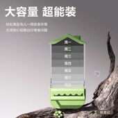 鹦鹉自动喂食器大容量鸟用下料器虎皮玄风喂鸟饲料盒食盆防撒防溅