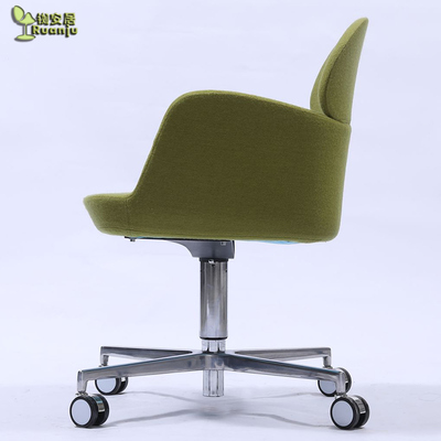 北欧办公电脑椅简约靠背升降转动轻奢休闲椅滑轮会客会议接待椅子