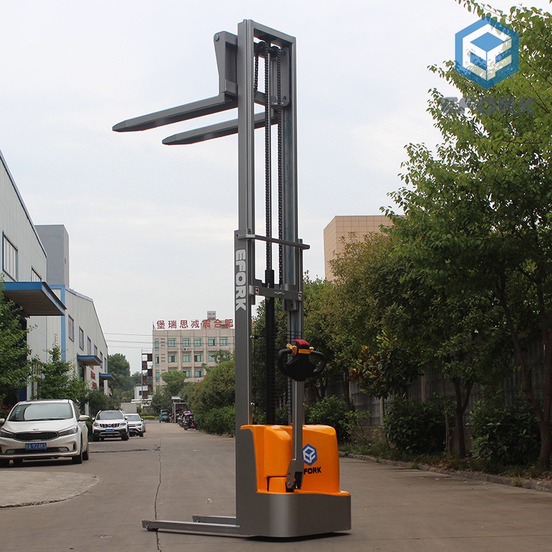宇锋全电动堆高车充电式叉车1.5吨搬运车升高2米2.5米3米托盘堆垛