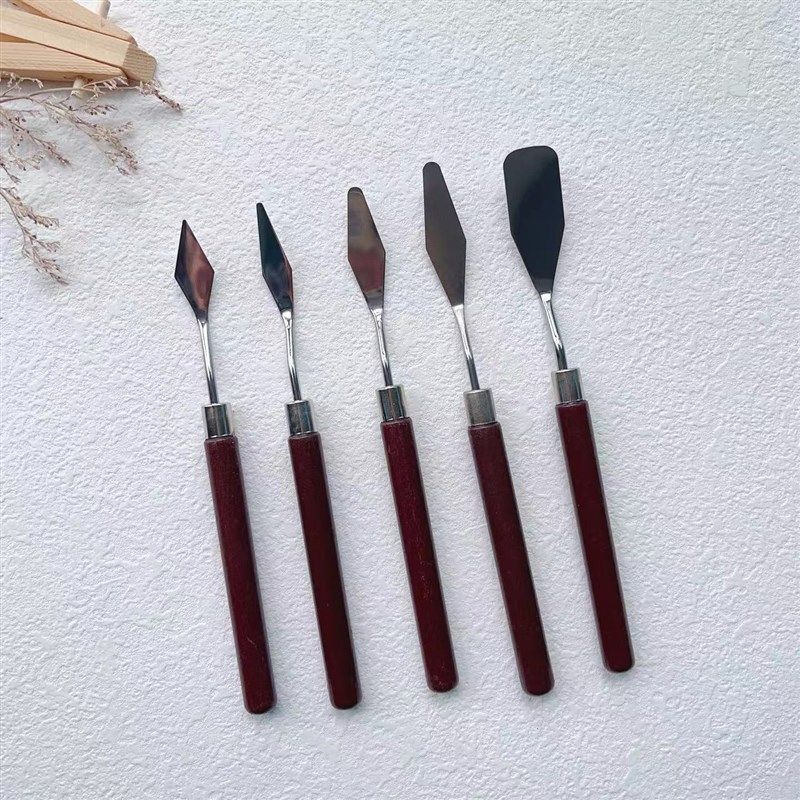 重彩油画棒专用刮刀套装尖头小号圆头迷你画画丙烯调色刀肌理刀,文具电教/文化用品/商务用品,油画刀,淘宝优惠券,粉丝福利购,淘宝优惠卷