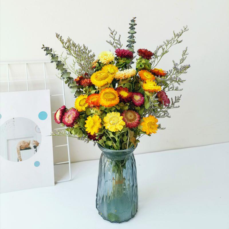 天然风干真花小雏菊干花花束ins网红装饰摆件diy文艺插花拍摄道具