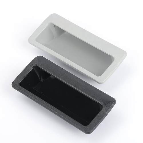 Dmk023 024无孔拉手Abs塑料扣金属柜门拉手配件箱门预埋拉手