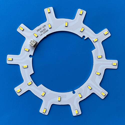 12W白光LED灯板吸顶灯灯芯替换改造灯片Φ162mm12C2B 24LED 5730