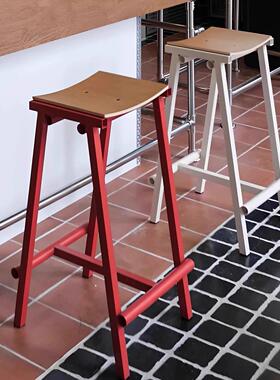 Taburete 8 Bar Stool铁艺吧台凳酒吧高脚椅简约家用岛台凳咖啡厅