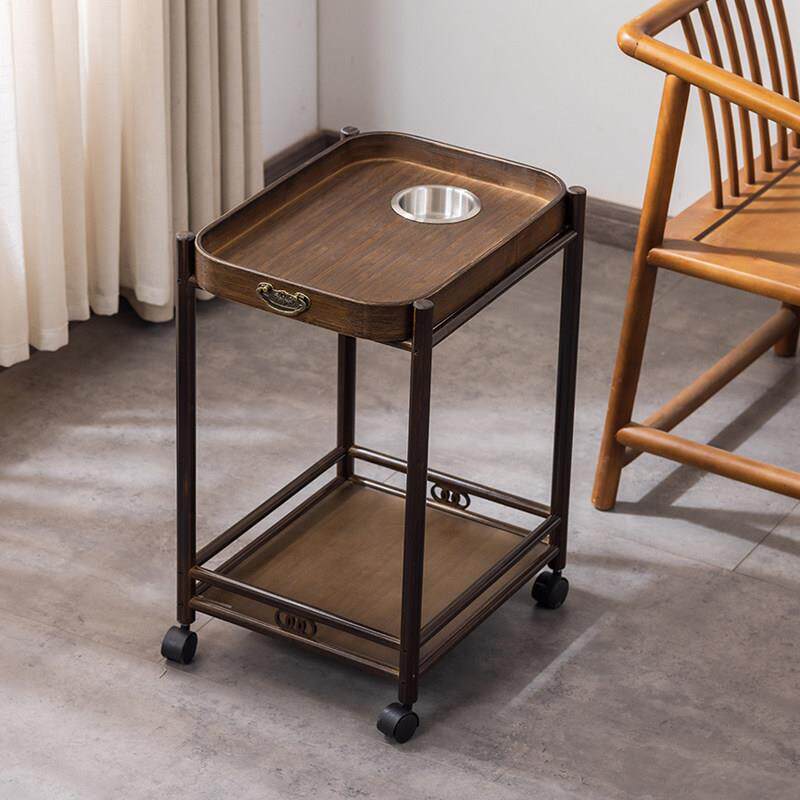 可移动麻将桌茶水架角几沙发边几客厅茶桌边柜棋牌室烟灰缸小茶几