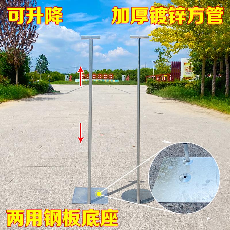 婚庆道具支架KT板背景架升降杆架子伸缩杆管纱幔钢板底座支架牢固
