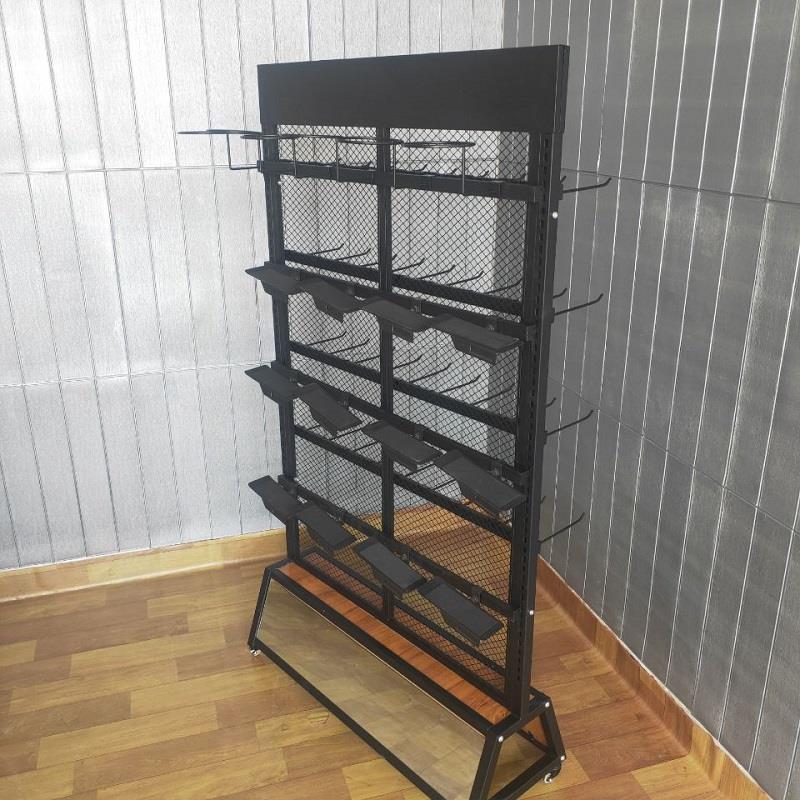 服装店展示架鞋帽架篮球足球饰品中岛架袜子手套挂架多功能组合
