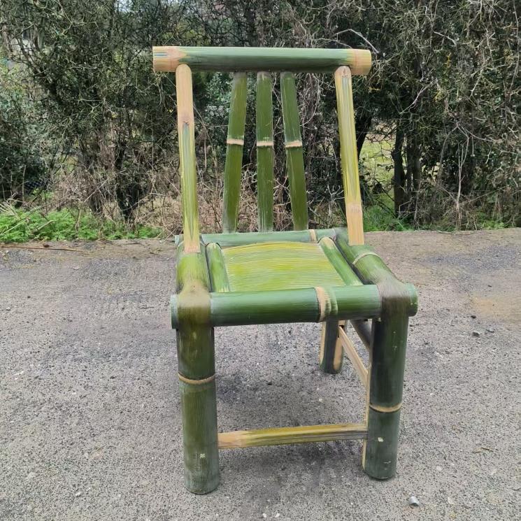 竹椅子 农家纯手工制作纯楠竹成人靠背座椅竹编竹凳子老式传统椅