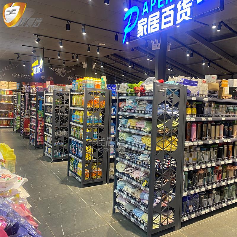 佳晨信大型商场超市专用超市货架展示架多层连锁商超重型粮油定制