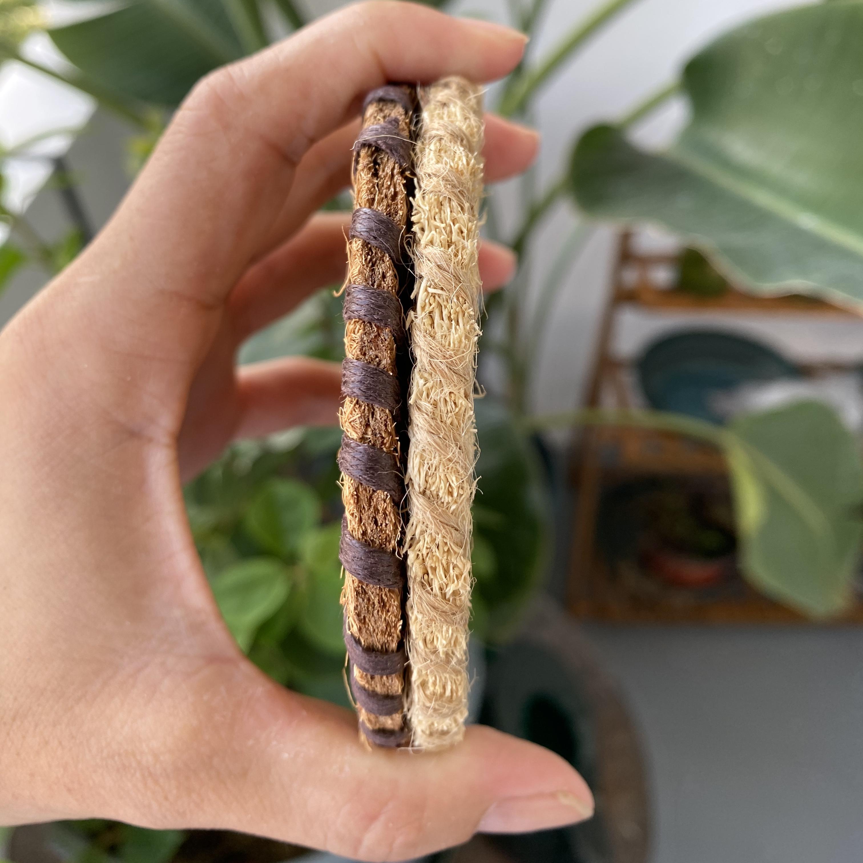 手工锁边丝瓜络编织特厚丝瓜络杯垫茶杯垫加厚壶承
