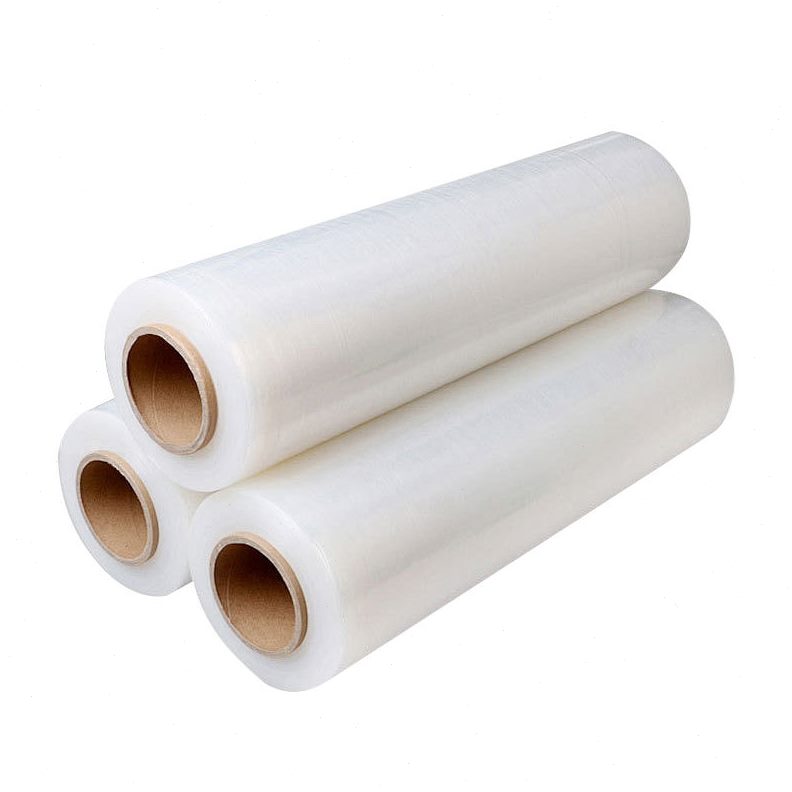 缠绕膜小卷打包装薄膜塑料整箱工业用保鲜膜带透明自粘保护拉伸膜